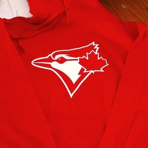Toronto Blue Jay's MLB hoodie with red logo